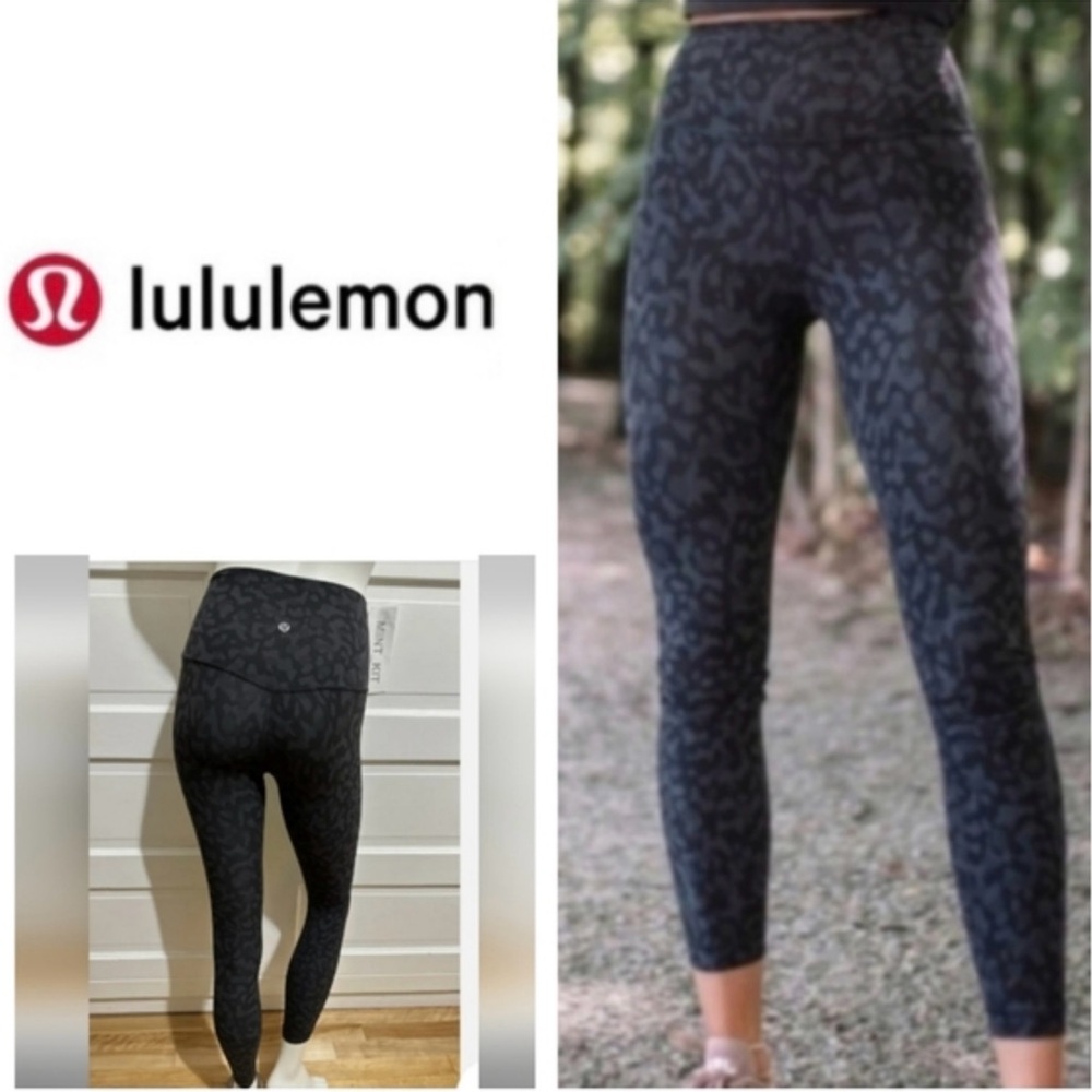 Lululemon Black Camo leopard Leggings